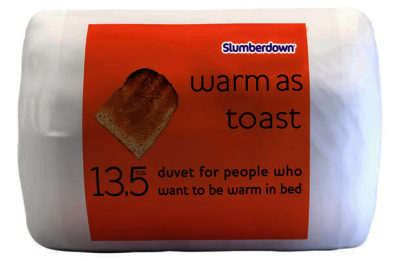 Slumberdown Warm as Toast 13.5 Tog Duvet - Double.